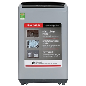 MÁY GIẶT SHARP CỬA TRÊN 7,5kg ES-Y75HV-S, may giat sharp cua tren 7 5kg es y75hv s